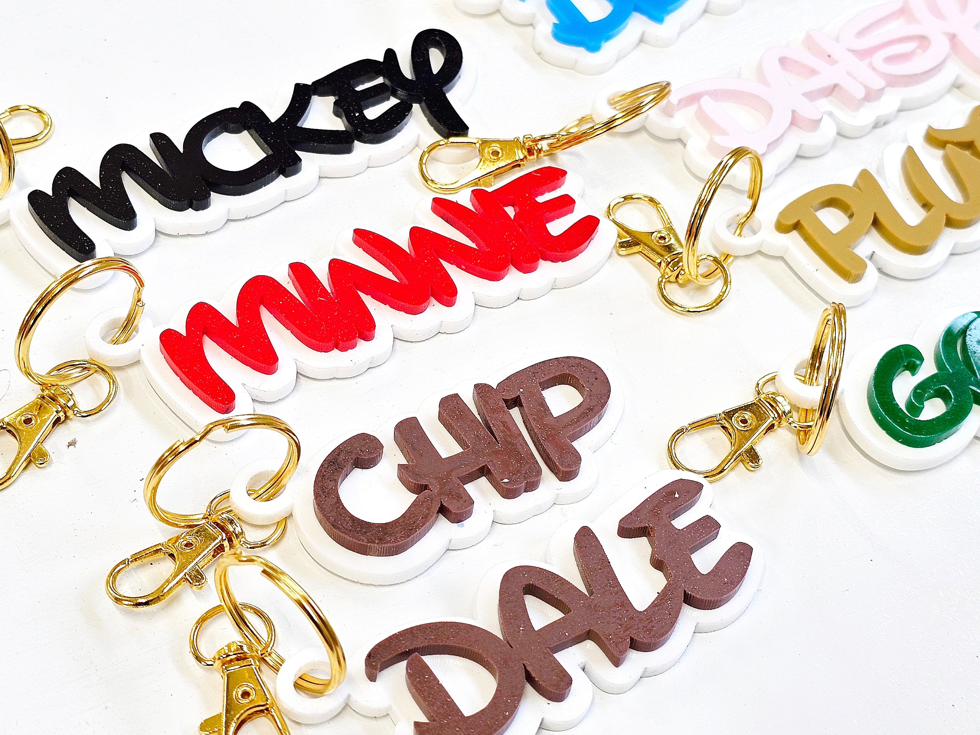 Pet Name Bag Charms