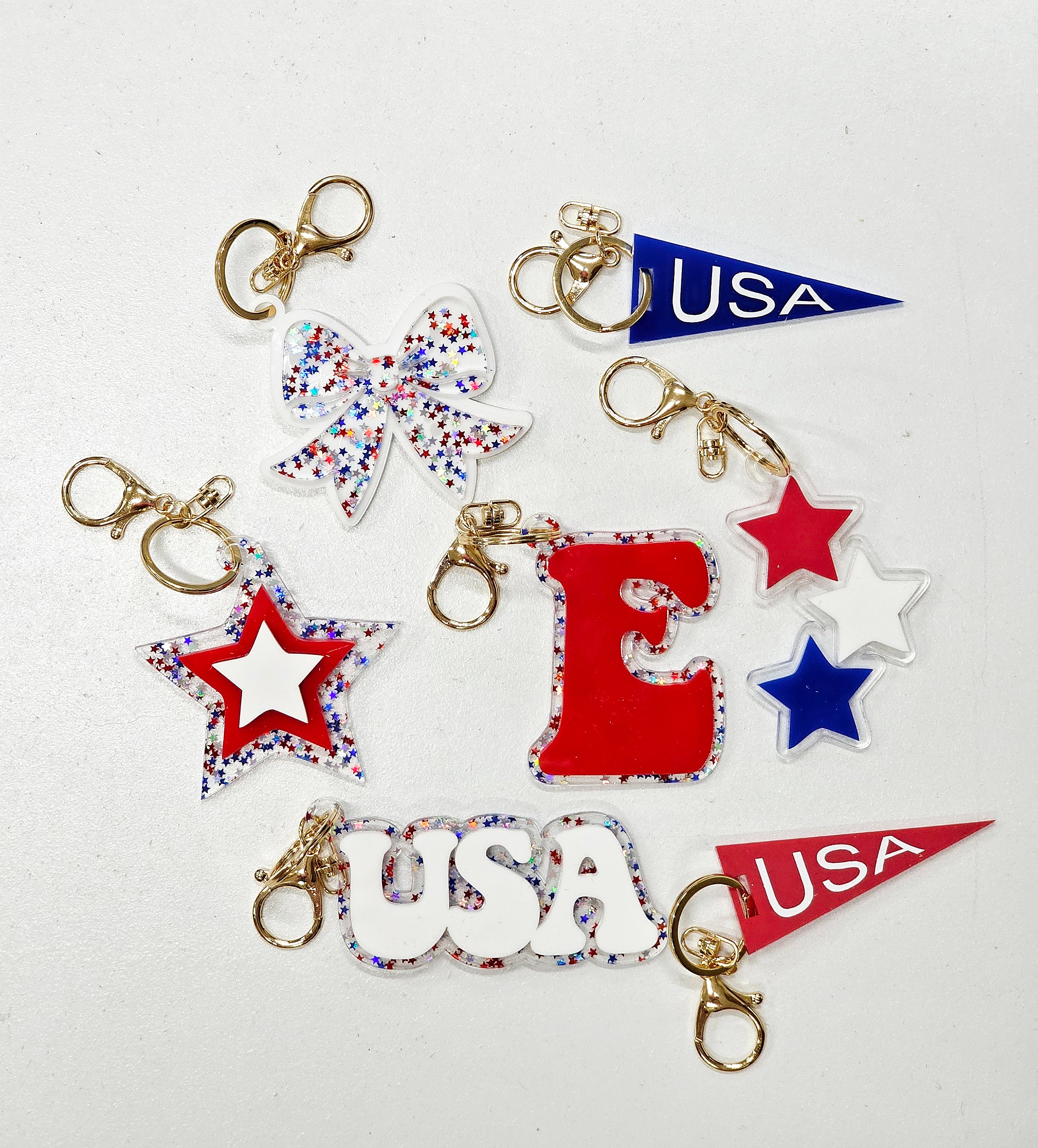 Patriotic Bag Charms