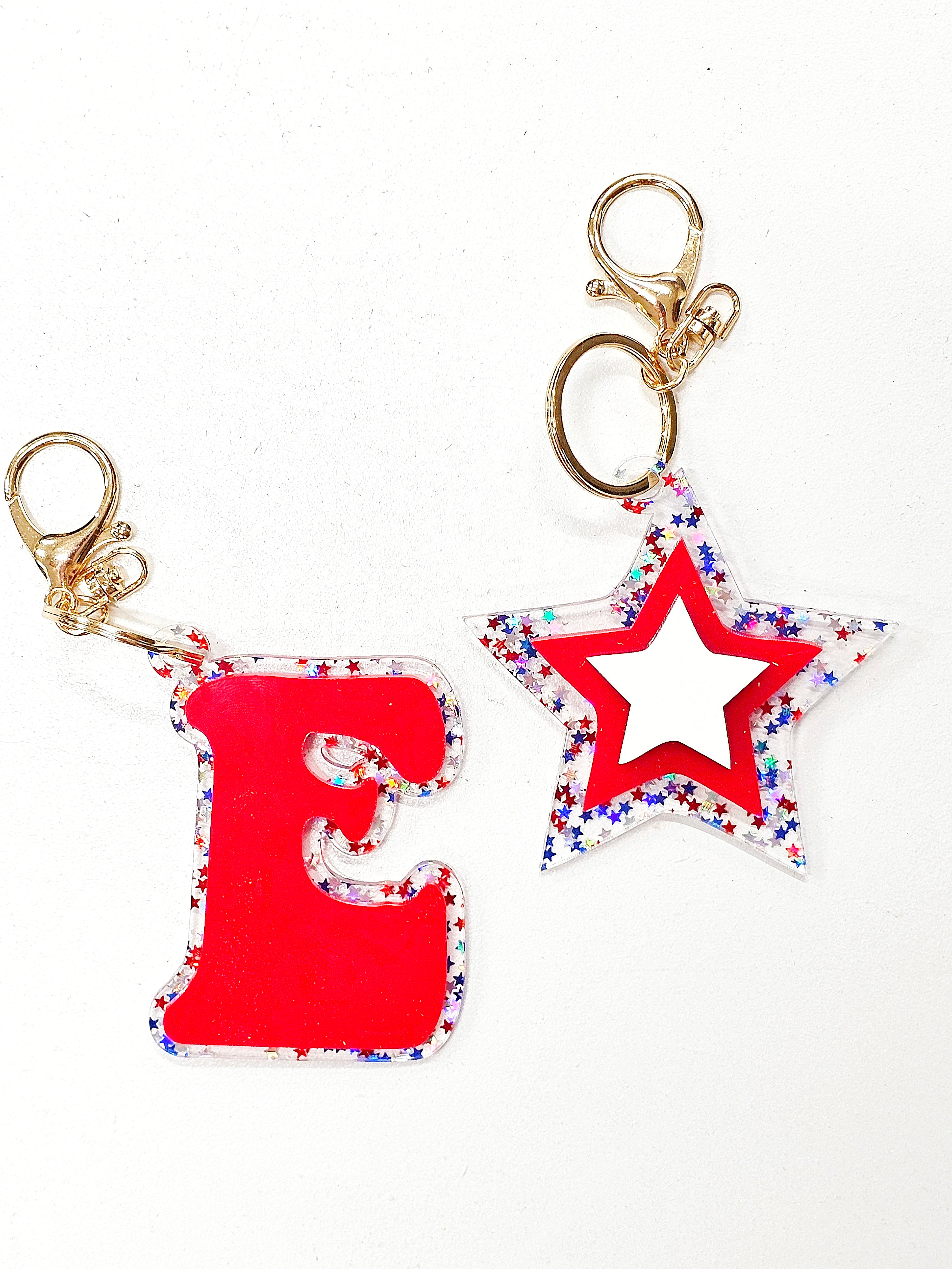 Patriotic Bag Charms