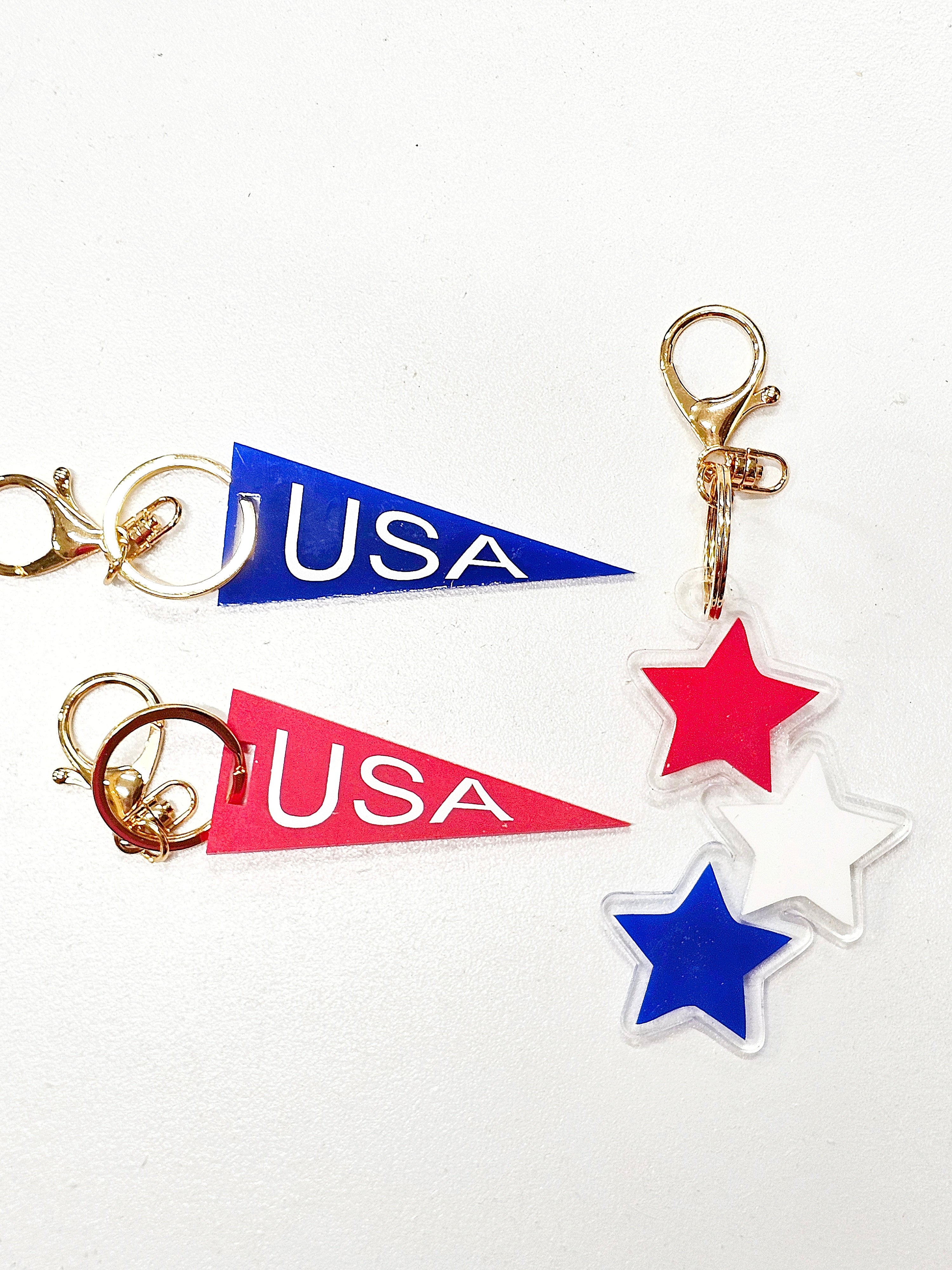 Patriotic Bag Charms