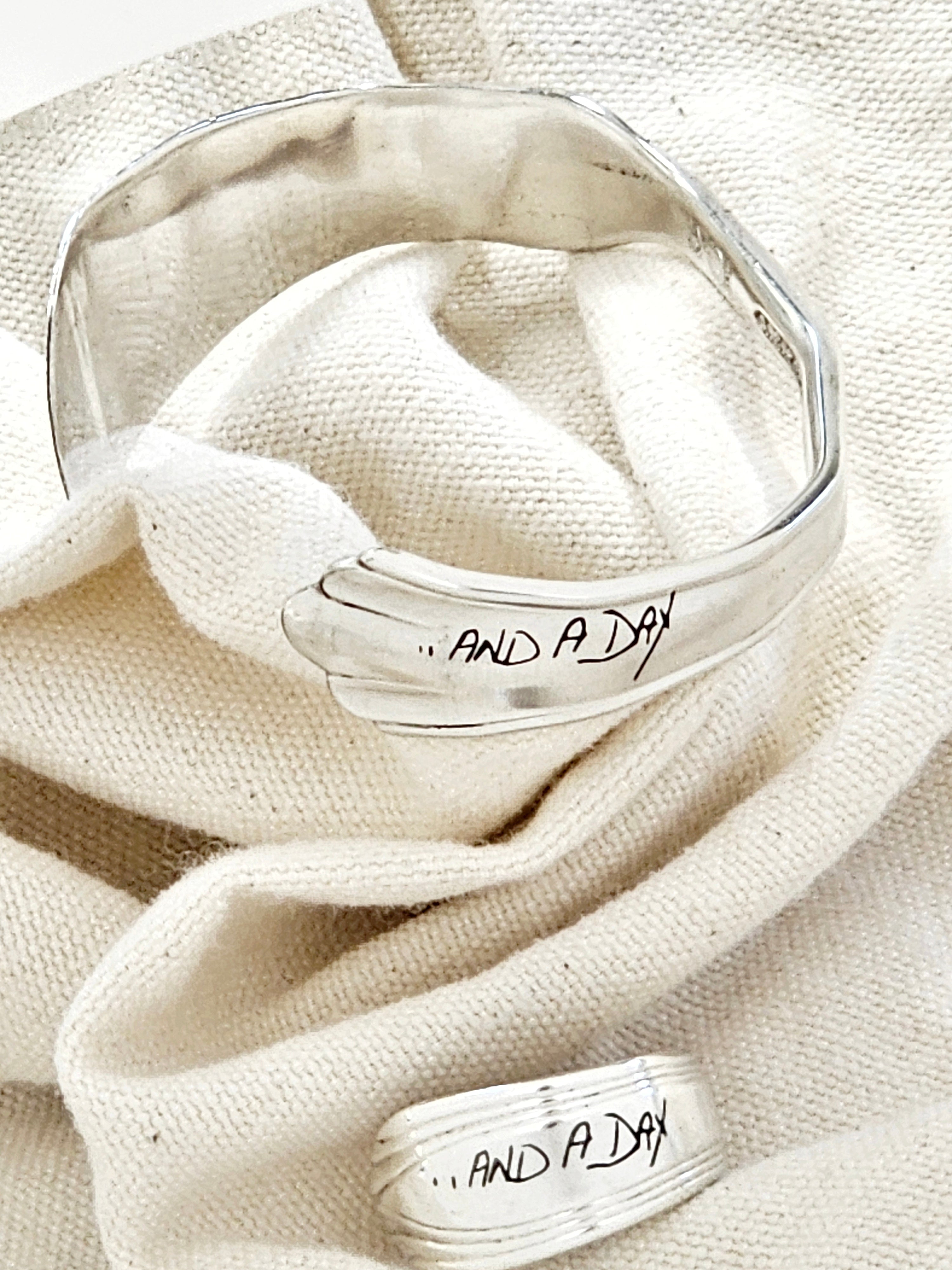 Custom Handwriting Jewelry – Personalized Ring, Bracelet, or Necklace – Memorial Gift – Handwritten Jewelry Keepsake