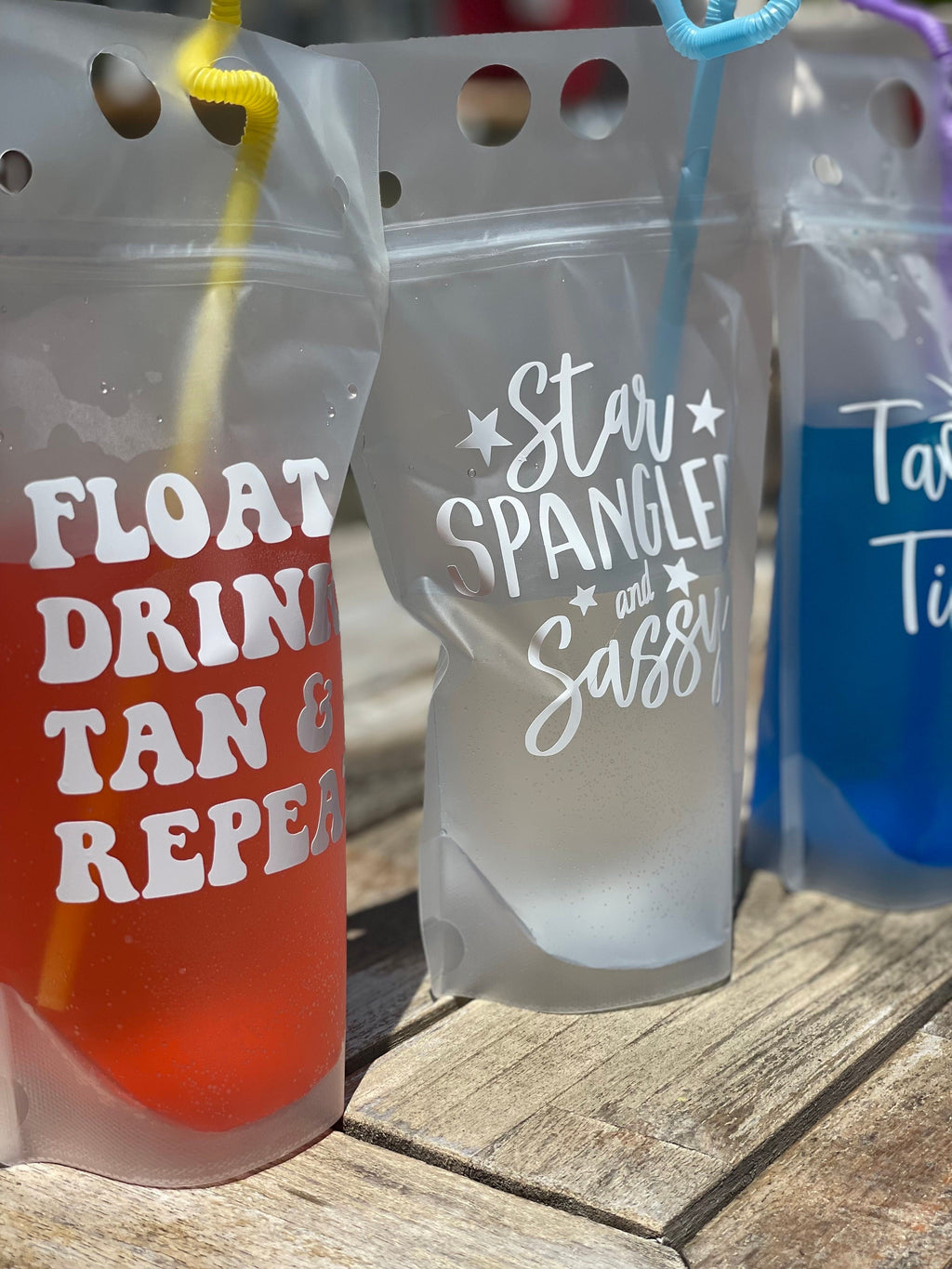 Drink pouches 25%  OFF sale price at checkout