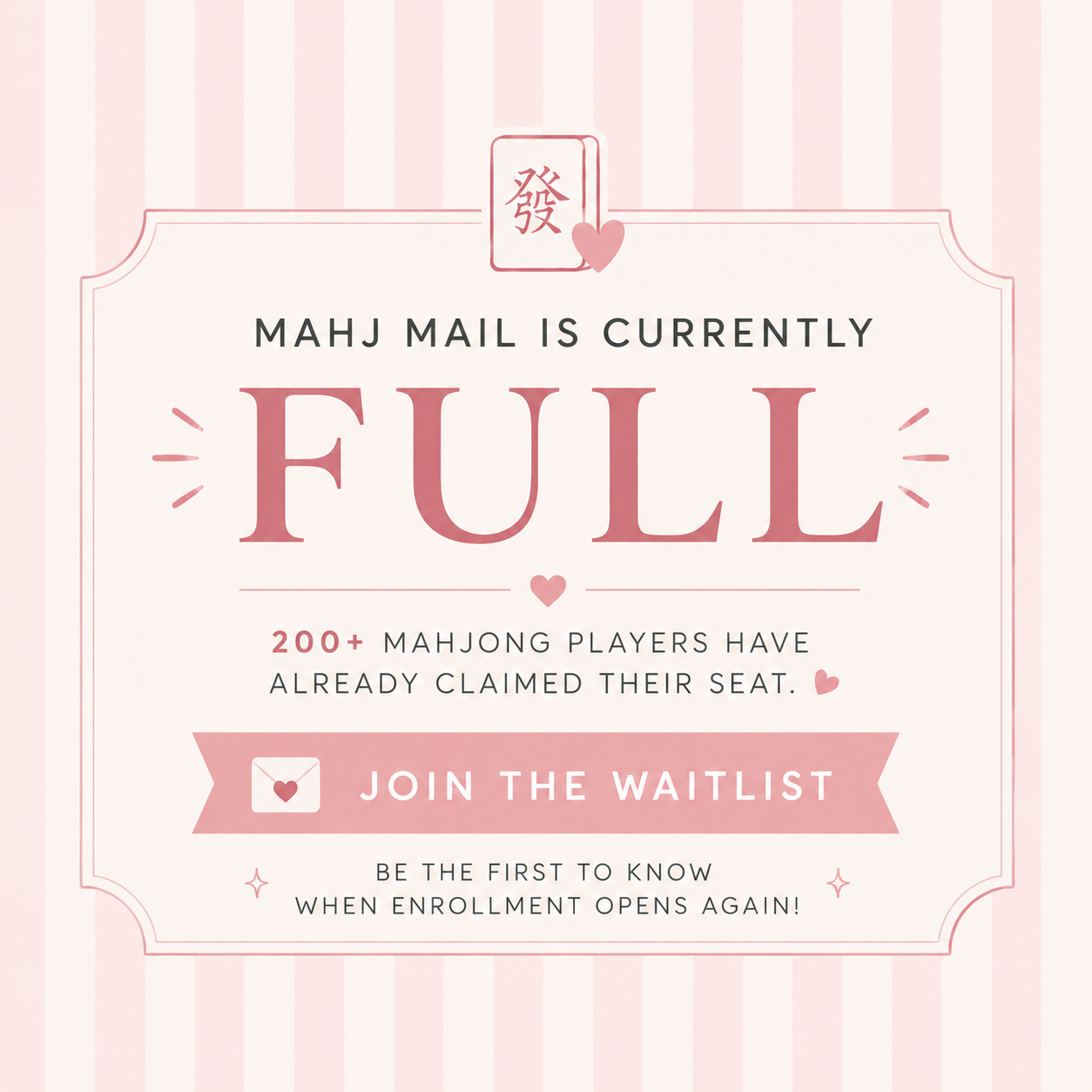 Mahj Mail Monthly Subscription (Month 3)