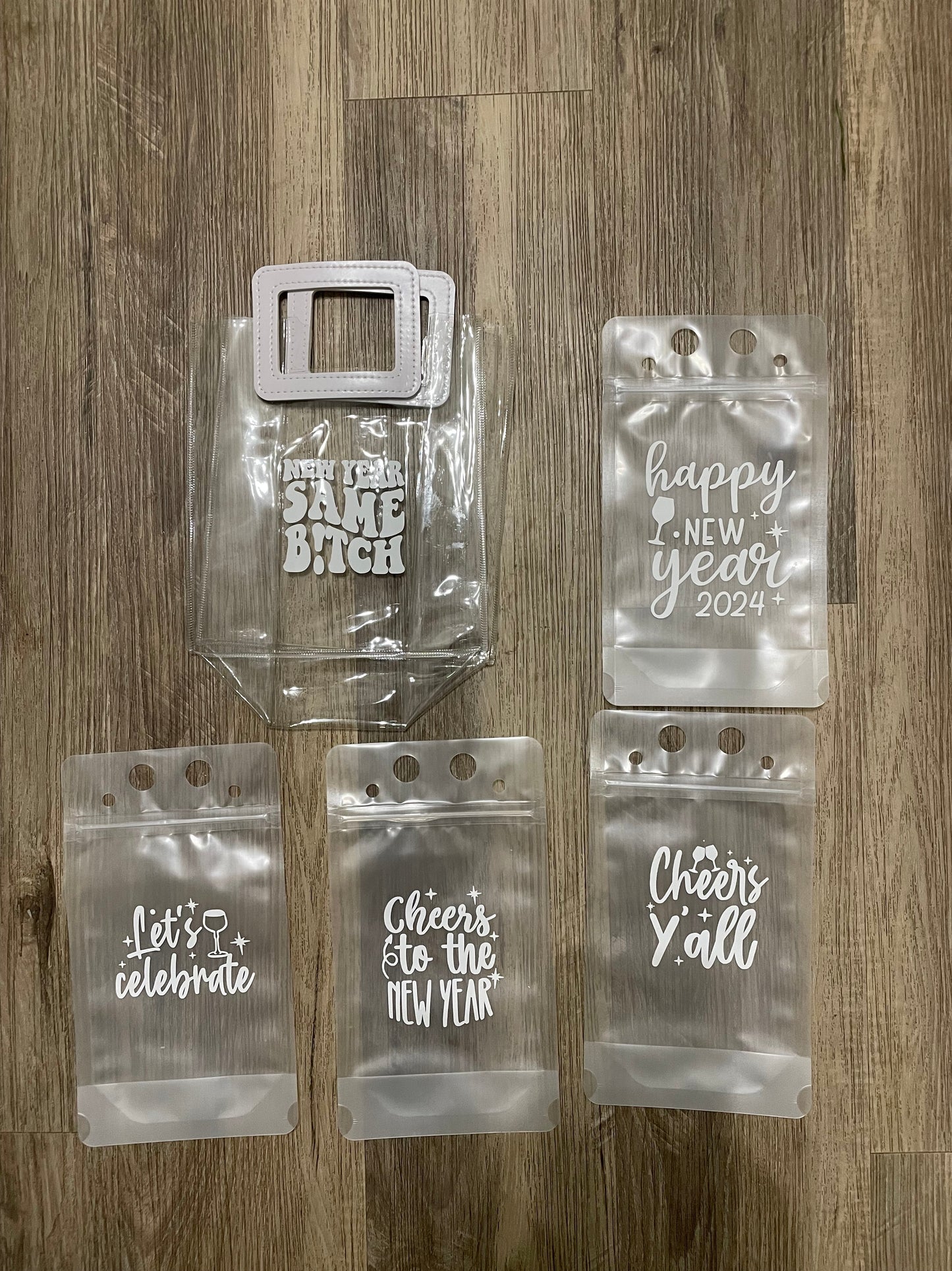 Christmas drink bags