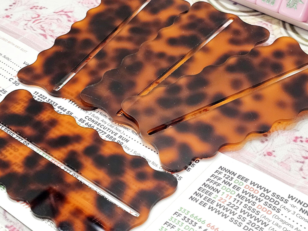 "The Tortoise Set":  Scalloped Mahjong Line Readers