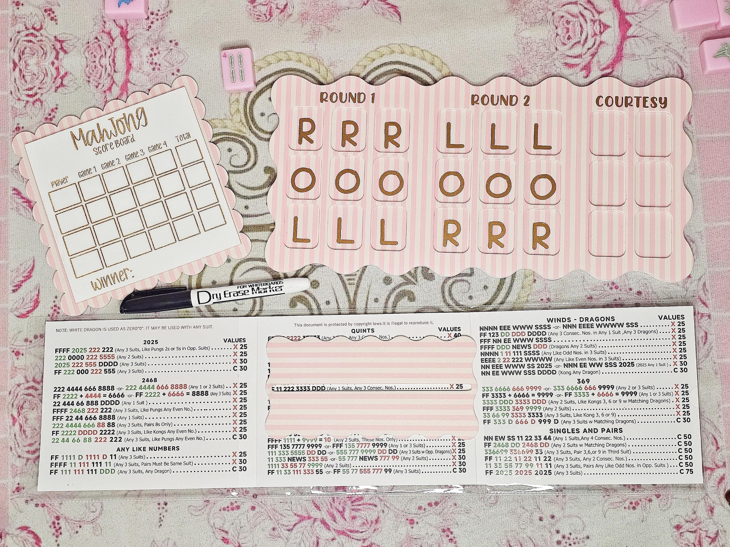 "The Scallop Pink Parlor" Charleston Flow Board