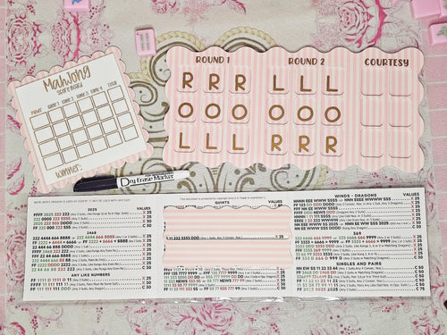 "The Scallop Pink Parlor" Charleston Flow Board