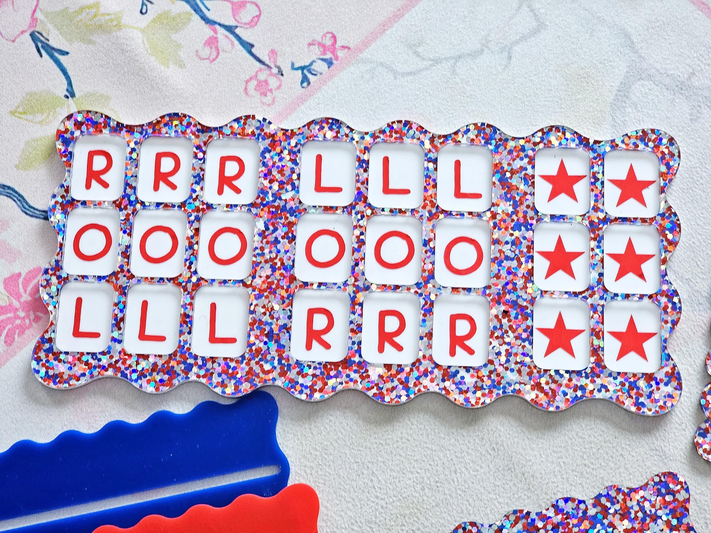 Patriotic Mahjong Practice Board, Mahjong Beginner, Mahjong Line Reader, Charleston, Mahjong Accessories, Mahjong Scoreboard, Mahjong Tiles