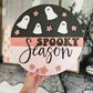 Spooky season door hanger/sign