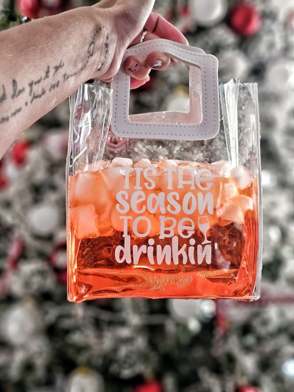 Christmas drink bags