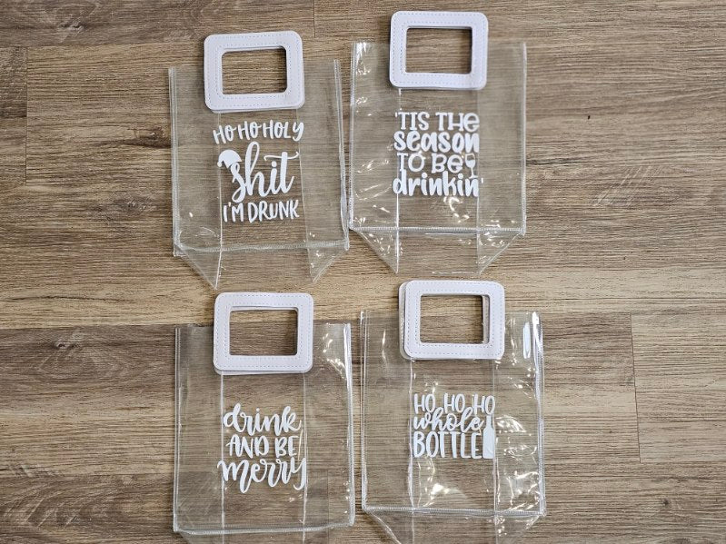 Christmas drink bags