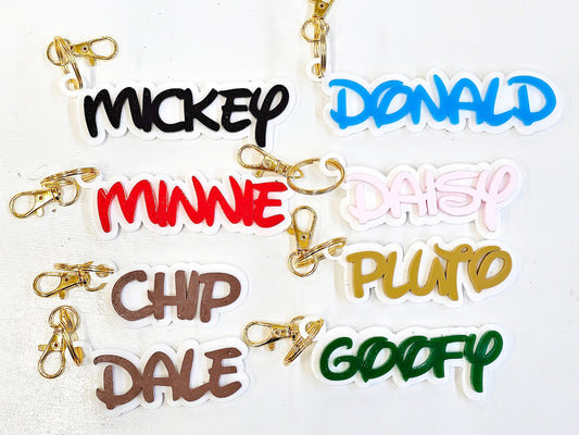 Pet Name Bag Charms