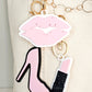 Heel, Lipstick and Lip Bag Charms