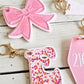 Pink bag charms