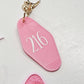 Pink bag charms