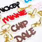 Pet Name Bag Charms