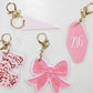 Pink bag charms