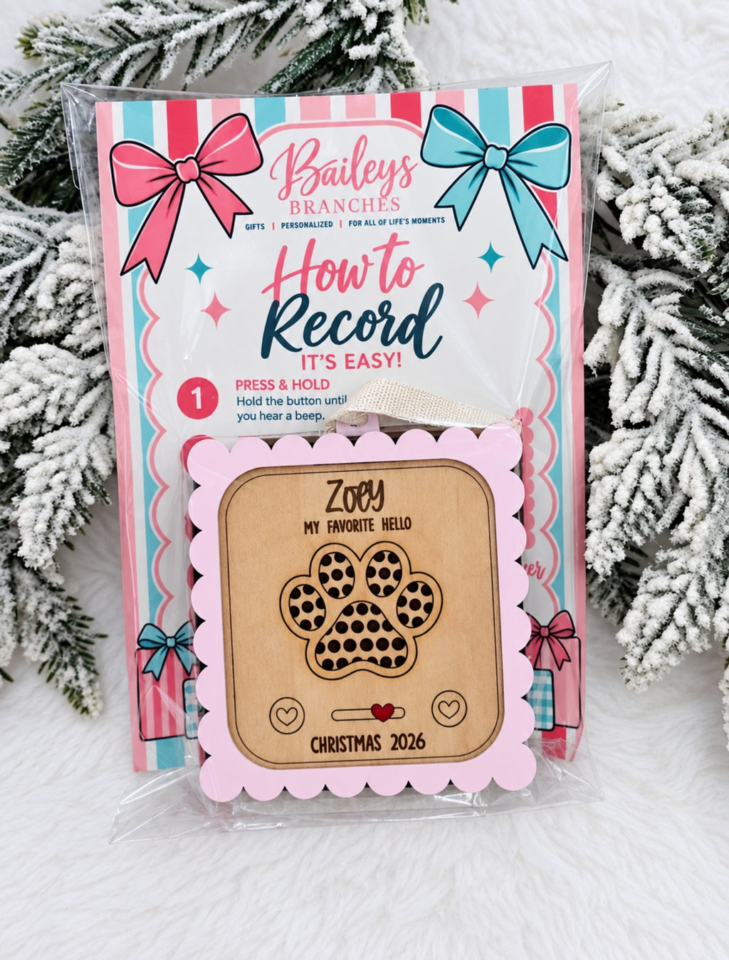 Talking Pet Ornaments