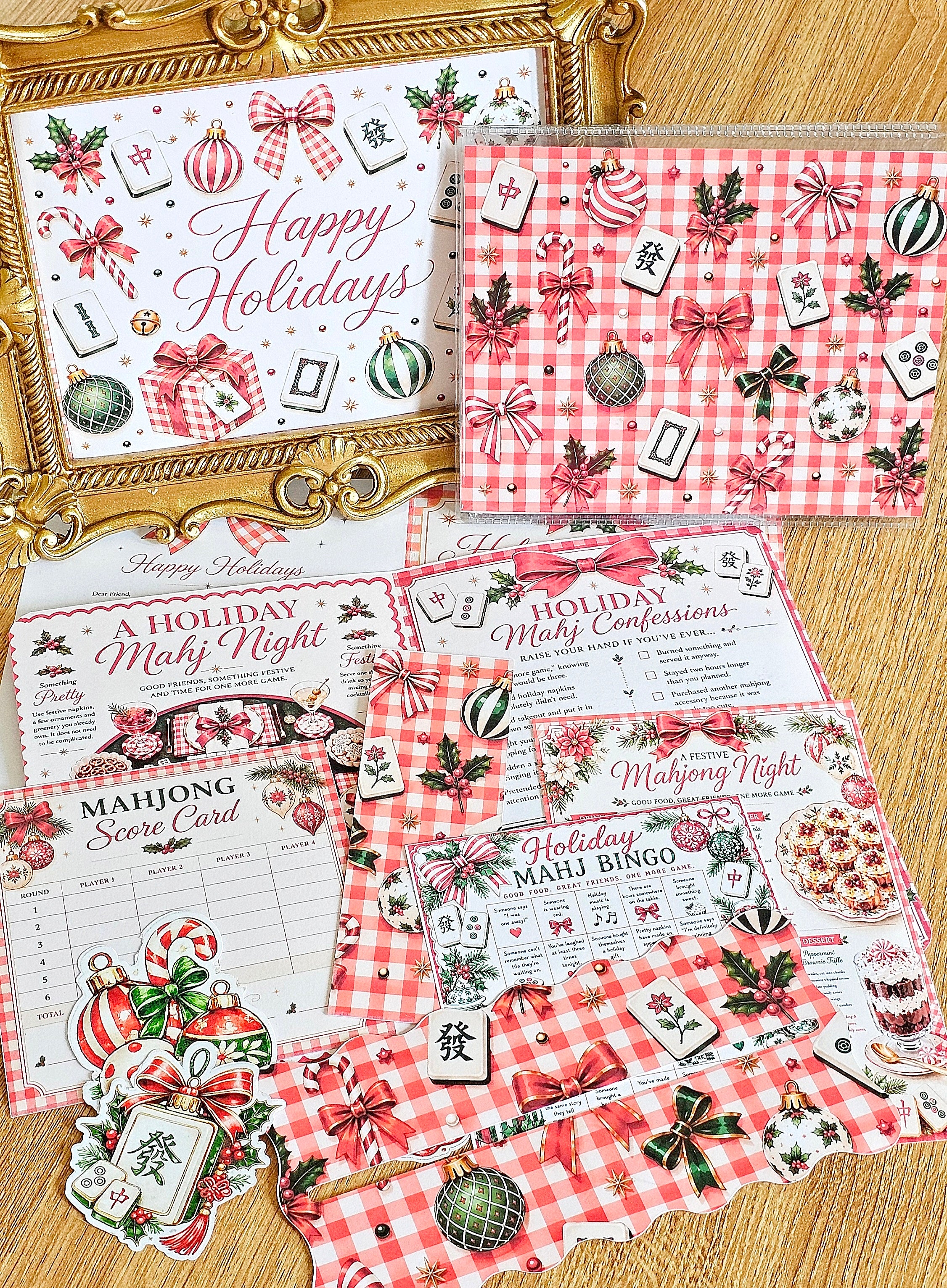 Red Christmas Mahj Mail (Bonus Drop)