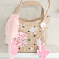 Pink bag charms
