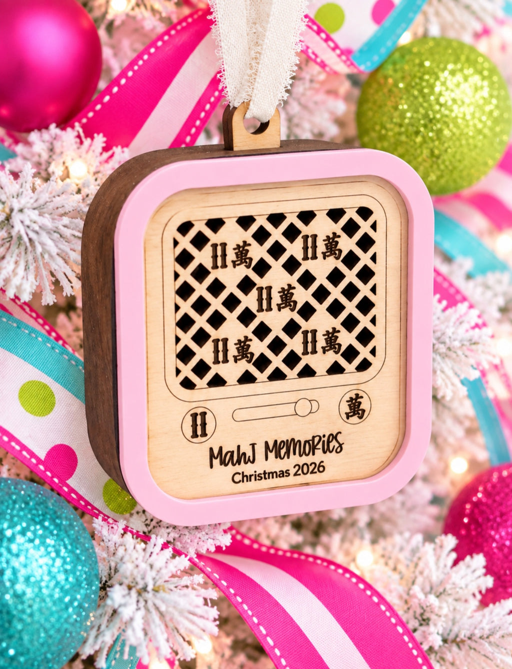 Talking Mahjong Ornament