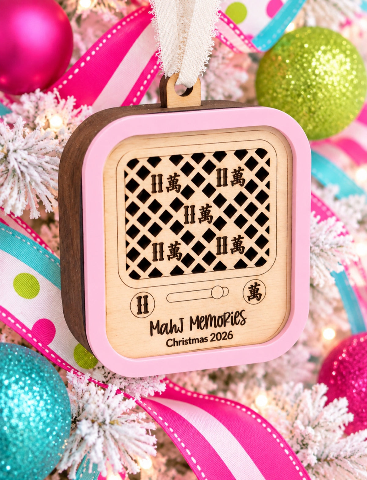 Talking Mahjong Ornament
