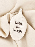 “Booked For the Night” Bookmark - Vintage Spoon Bookmark  – Handcrafted Silverware Bookmark – One of a Kind