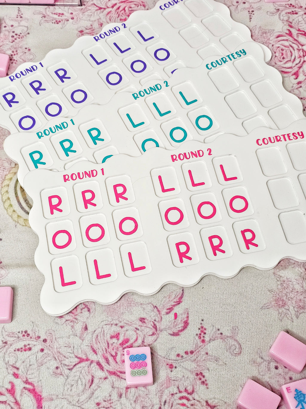 "The Scallop White Linen" Charleston Flow Board