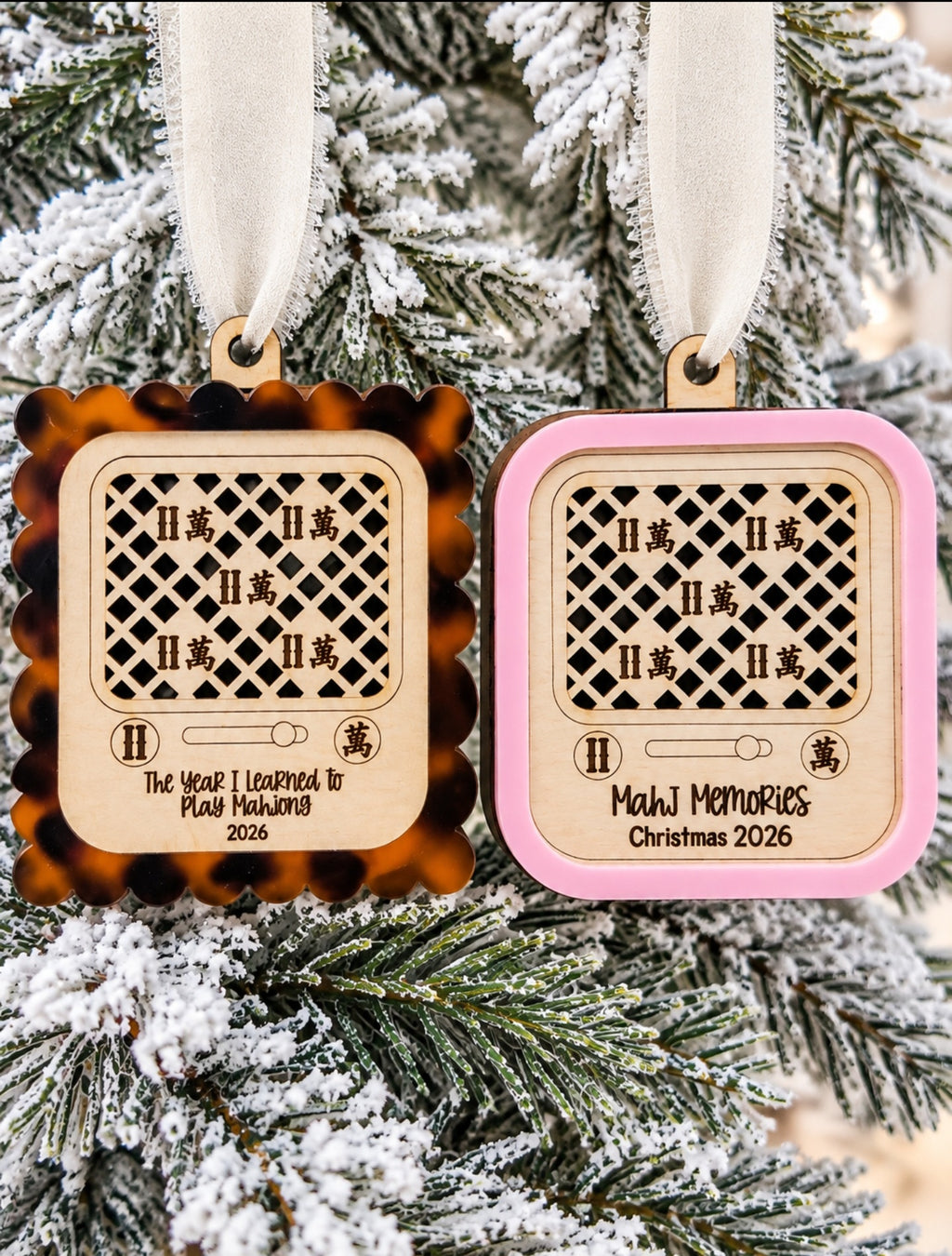 Talking Mahjong Ornament
