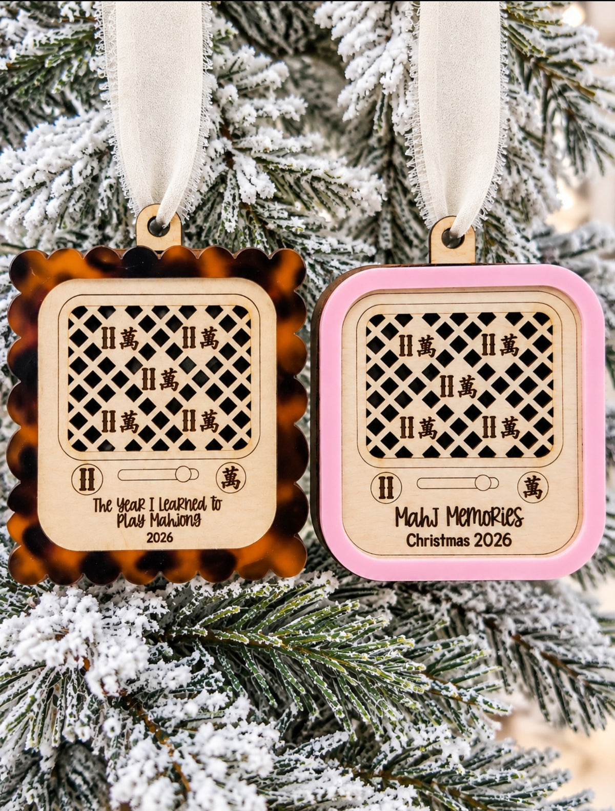 Talking Mahjong Ornament